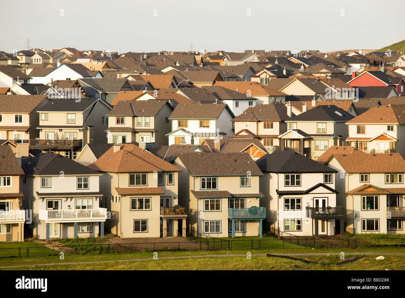 Suburbs, Calgary, Alberta Stock Photo Alamy