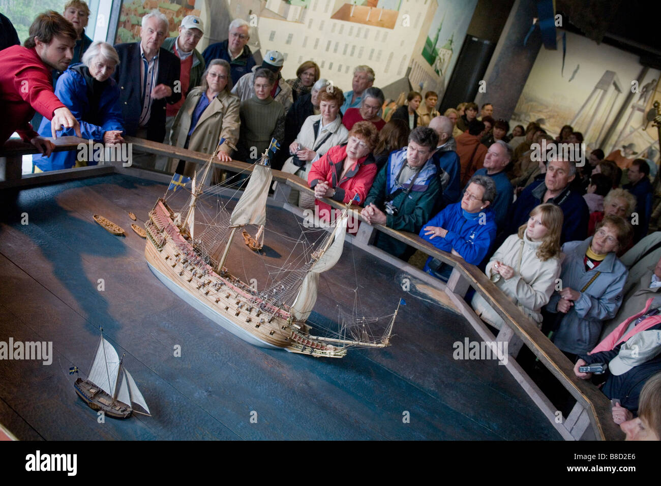 Vasa shipwreck museum in Stockholm Sweden Baltic Sea Stock Photo