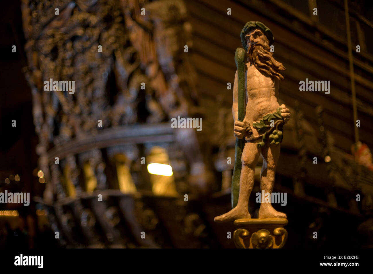 Vasa shipwreck museum in Stockholm Sweden Baltic Sea Stock Photo