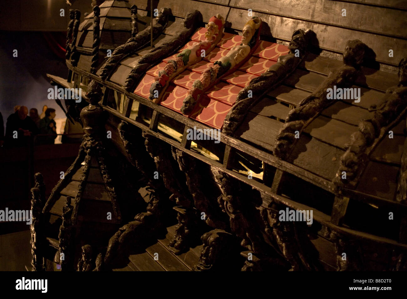 Vasa shipwreck museum in Stockholm Sweden Baltic Sea Stock Photo