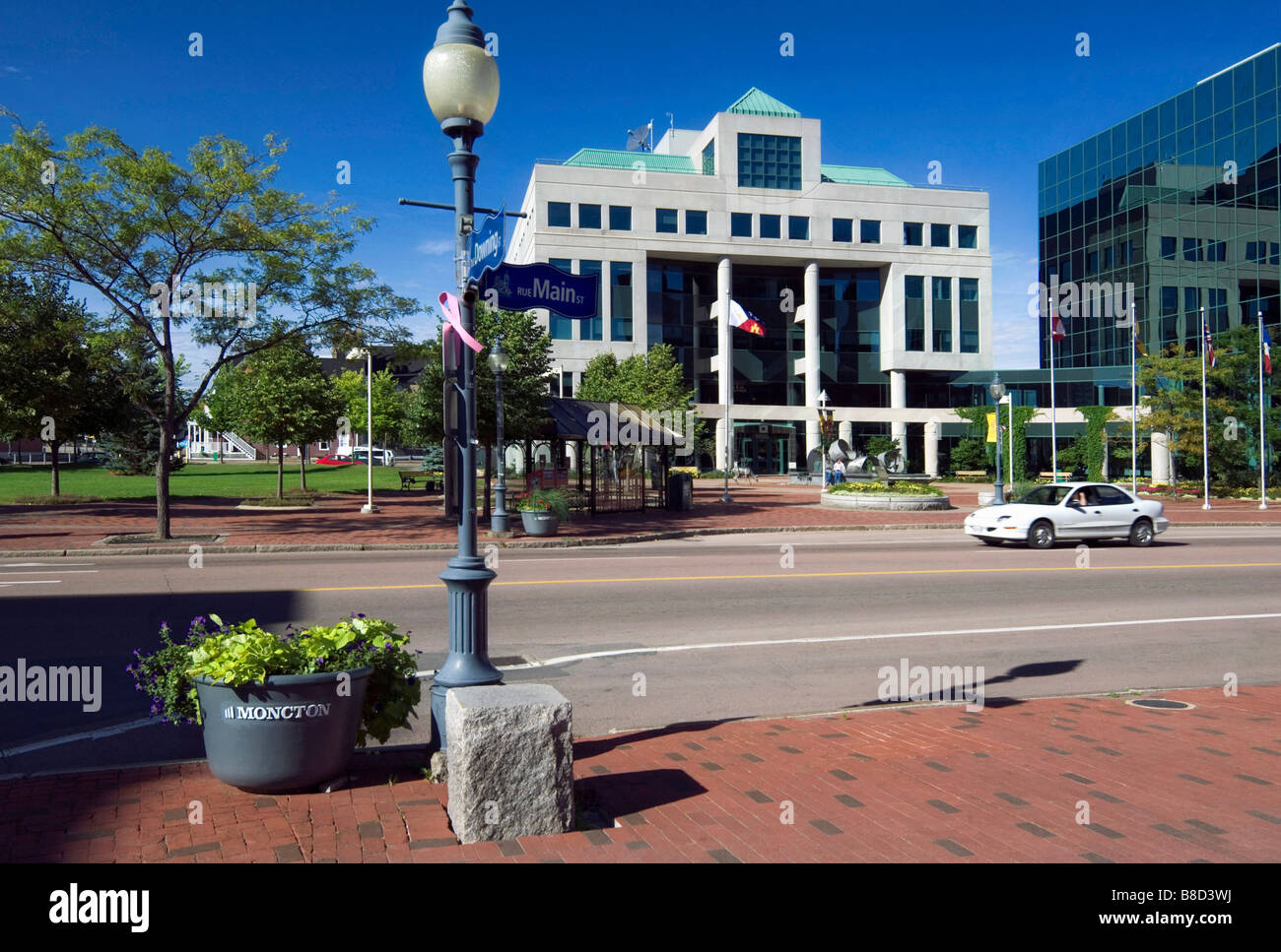 City Hall Main Street, Moncton, New Brunswick Stock Photo Alamy