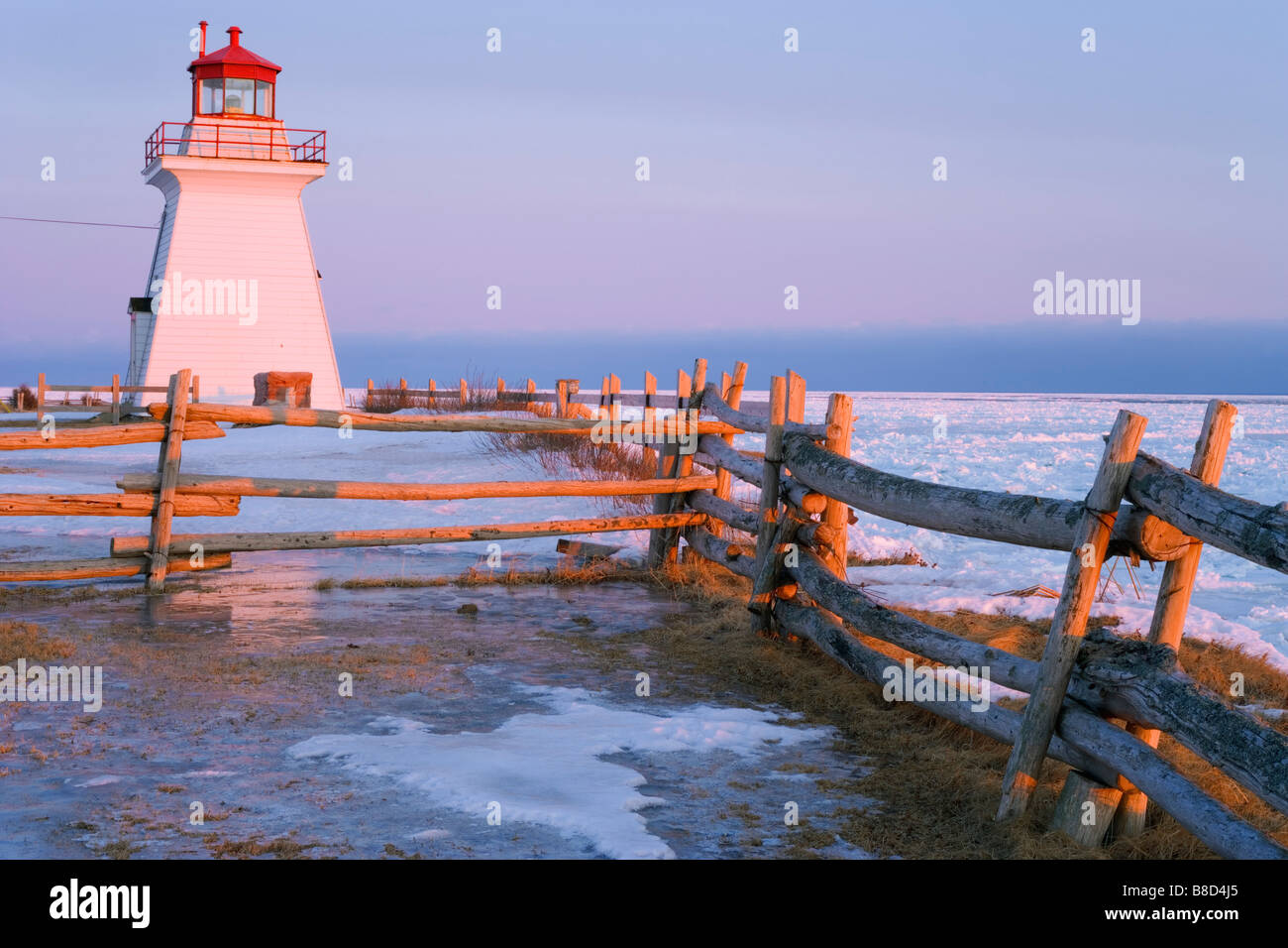 Lighthouse, Gaspesie Region, Bonaventure, Quebec Stock Photo Alamy