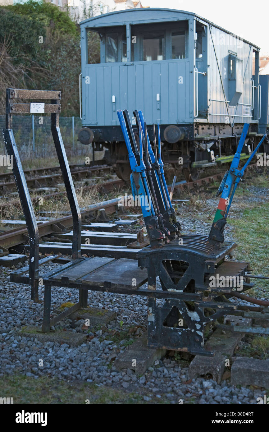 Railway points lever hires stock photography and images Alamy