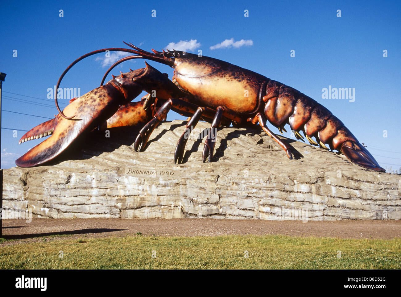 Worlds Largest Lobster, Shippagan, New Brunswick Stock Photo Alamy