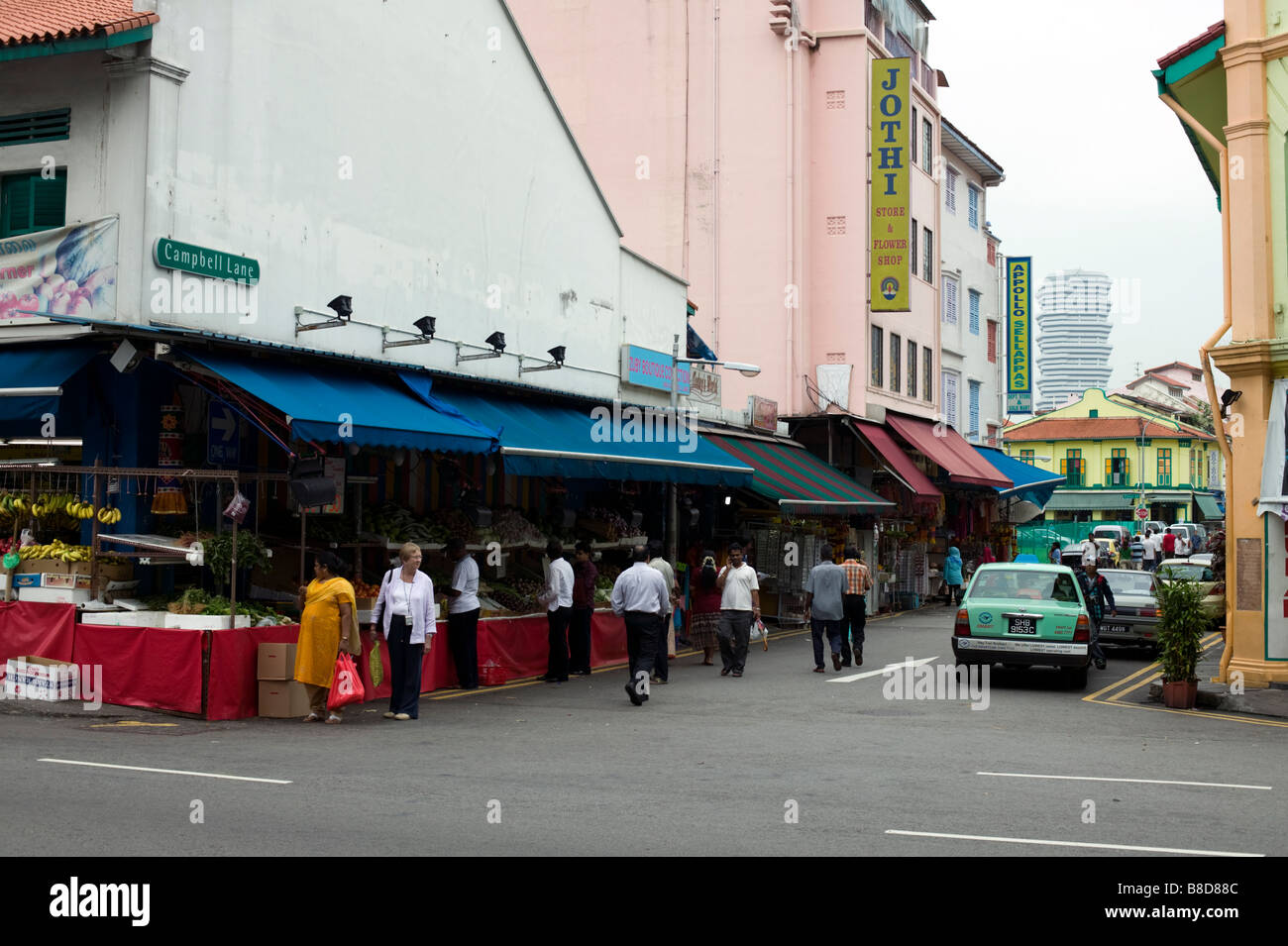 Little India Singapore Stock Photo - Alamy