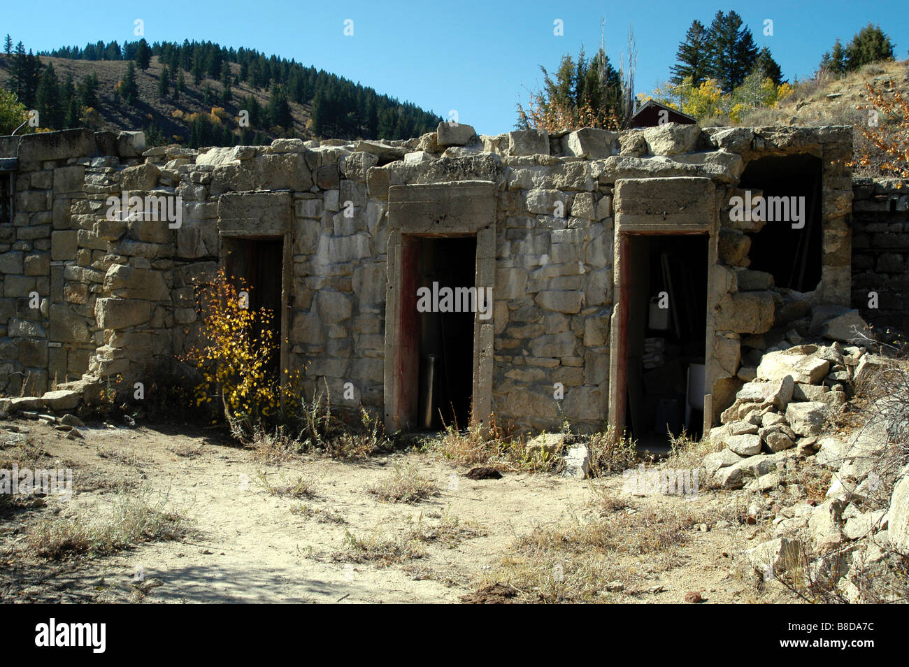 USA, Idaho, Silver City, Ghost Town in the Owyhee Mountains, the old