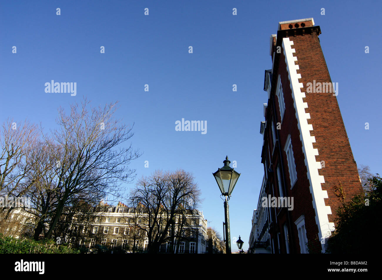 Narrow house in Chelsea, London Stock Photo Alamy