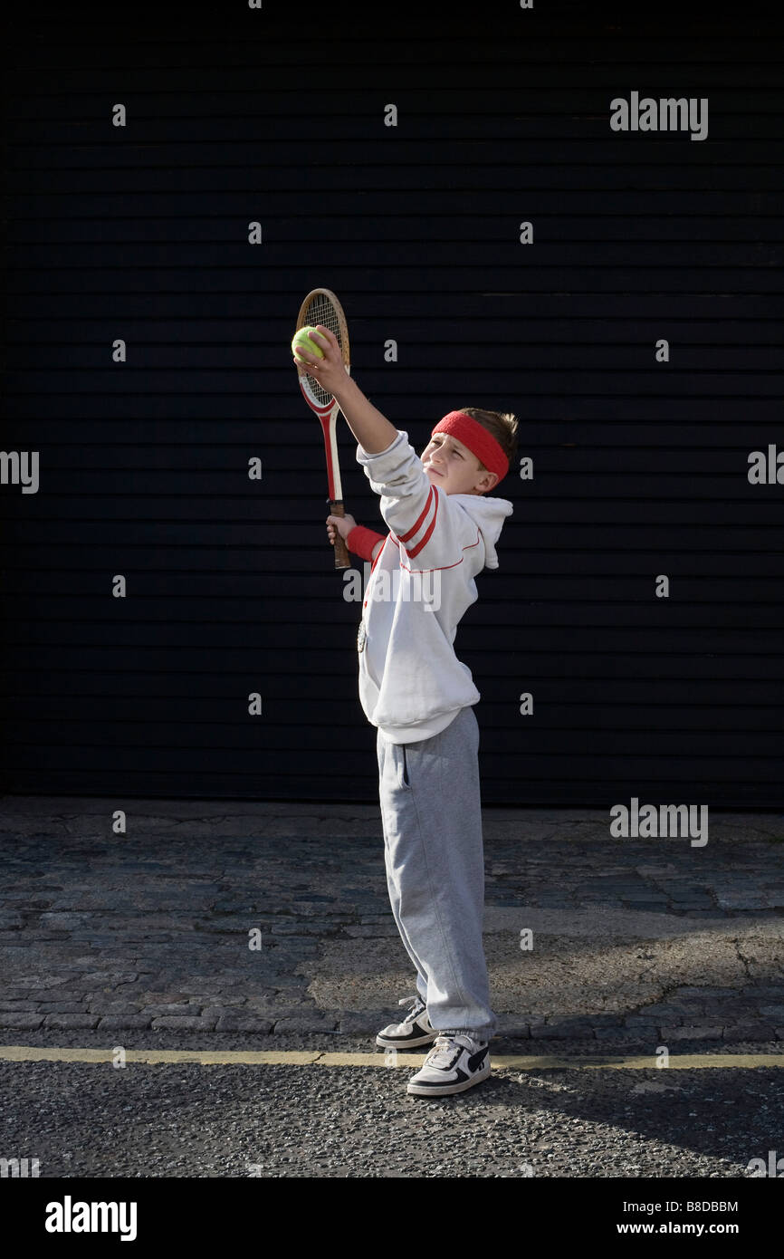 Ball boy holding tennis ball hi-res stock photography and images - Alamy