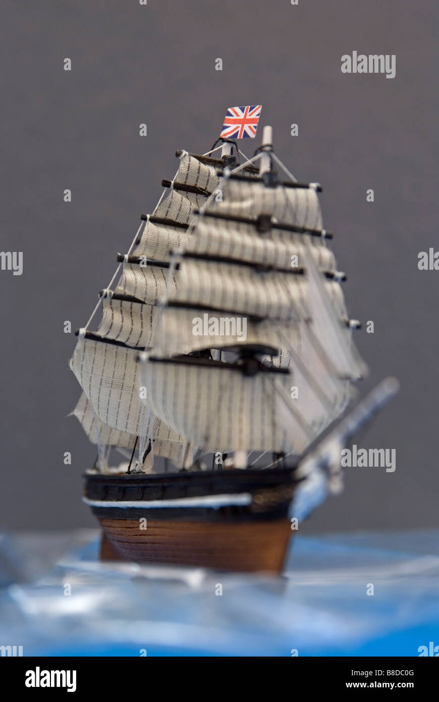 British vessel miniature model Stock Photo