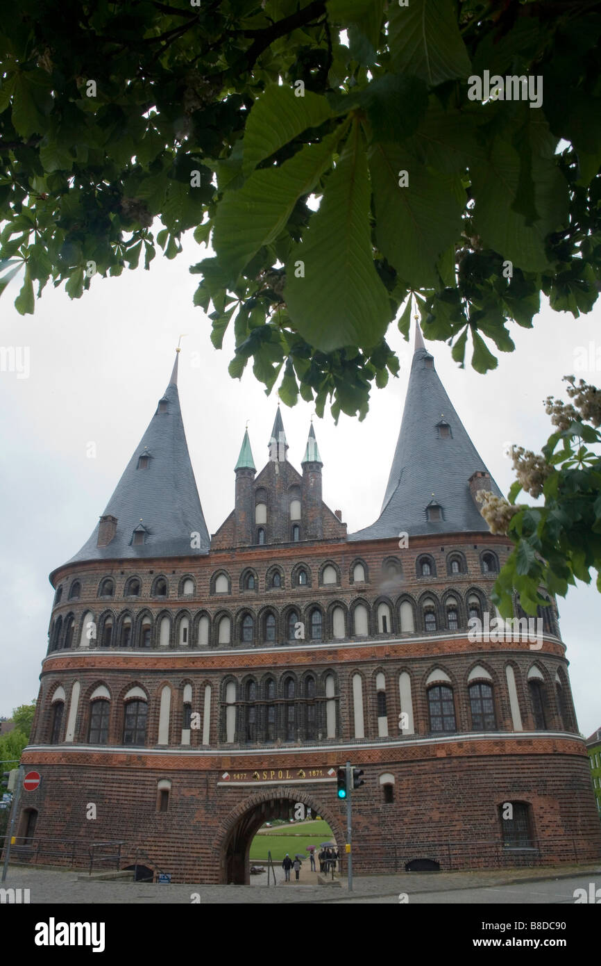 Lubeck, Germany The first capital of Hanseatic League Stock Photo