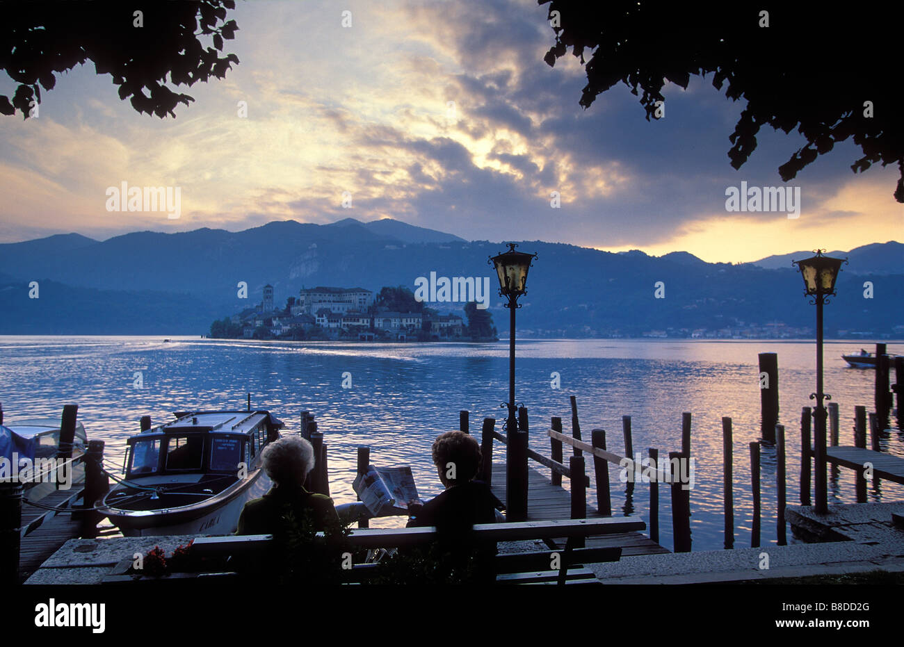 Lake Orta, Italy Stock Photo