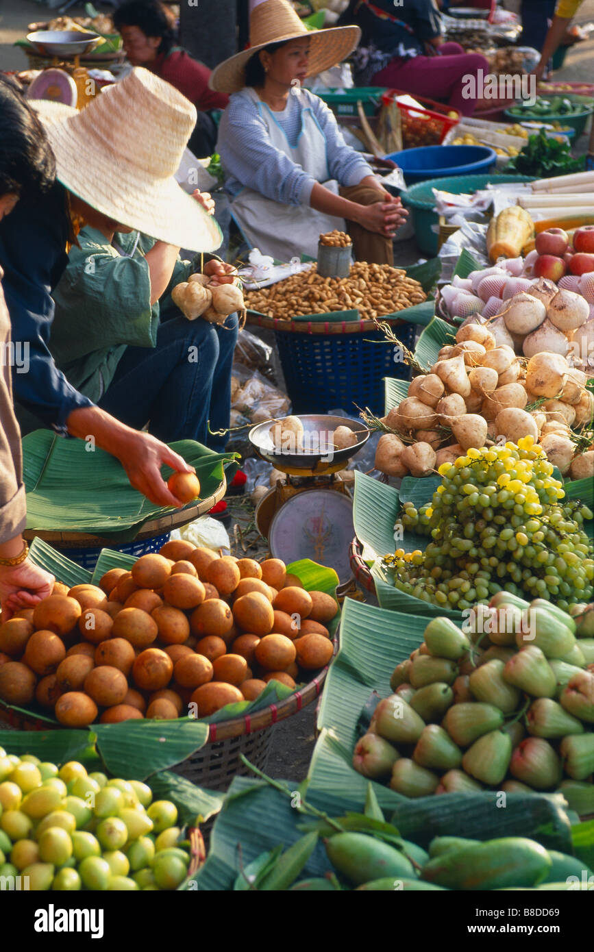 food market, Chiang Mai, Thailand Stock Photo - Alamy