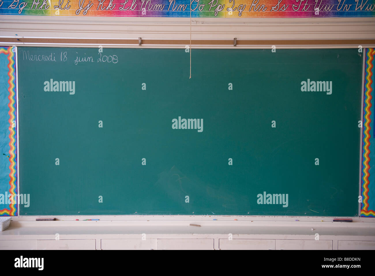 Blackboard Elementary School Stock Photo Alamy