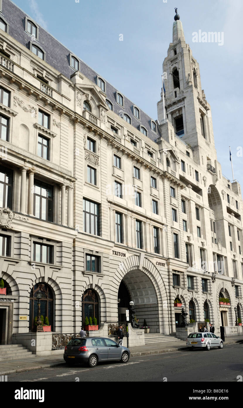 The Triton Court building in Finsbury Square London England Stock Photo