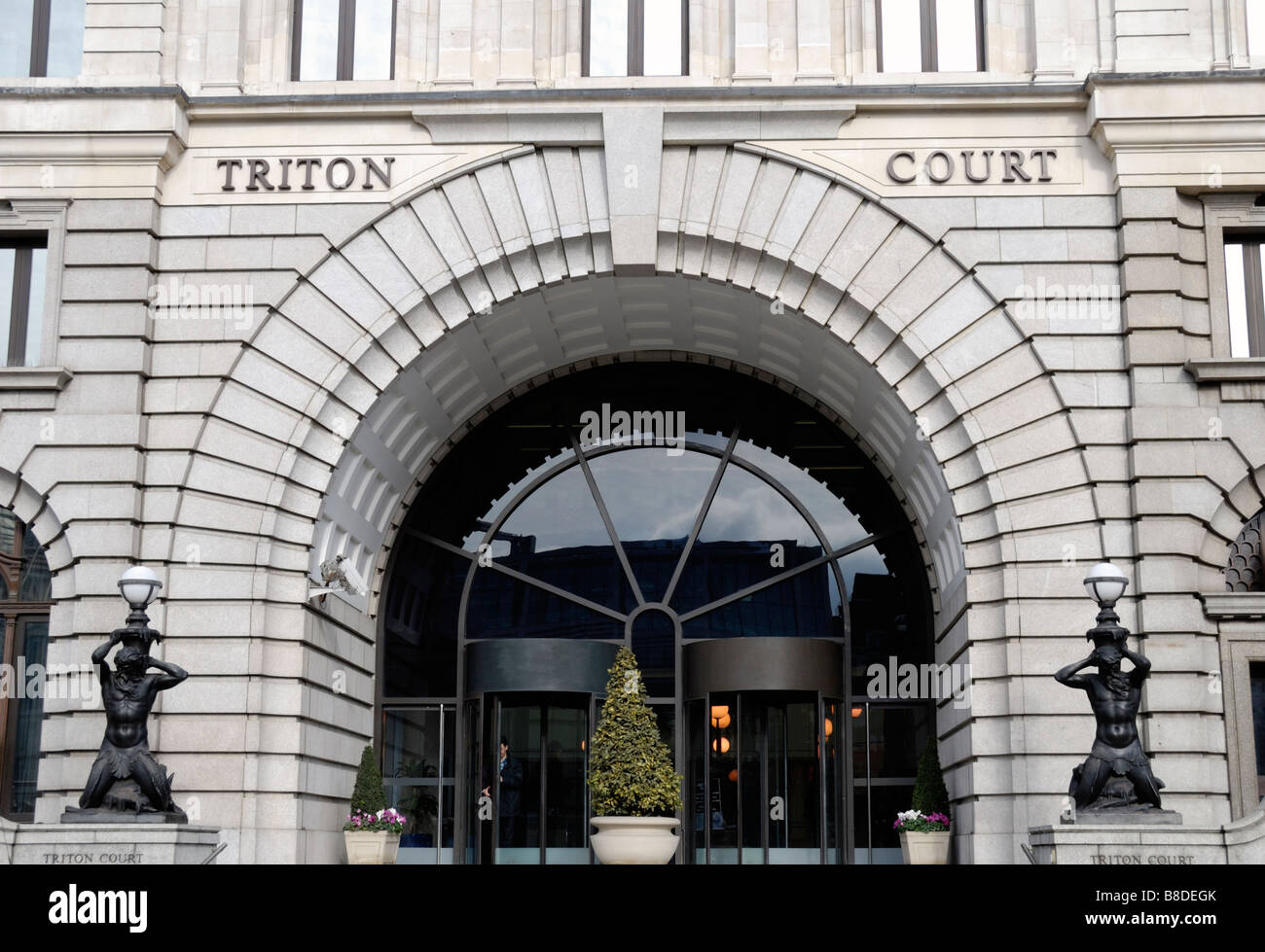 The Triton Court building in Finsbury Square London England Stock Photo