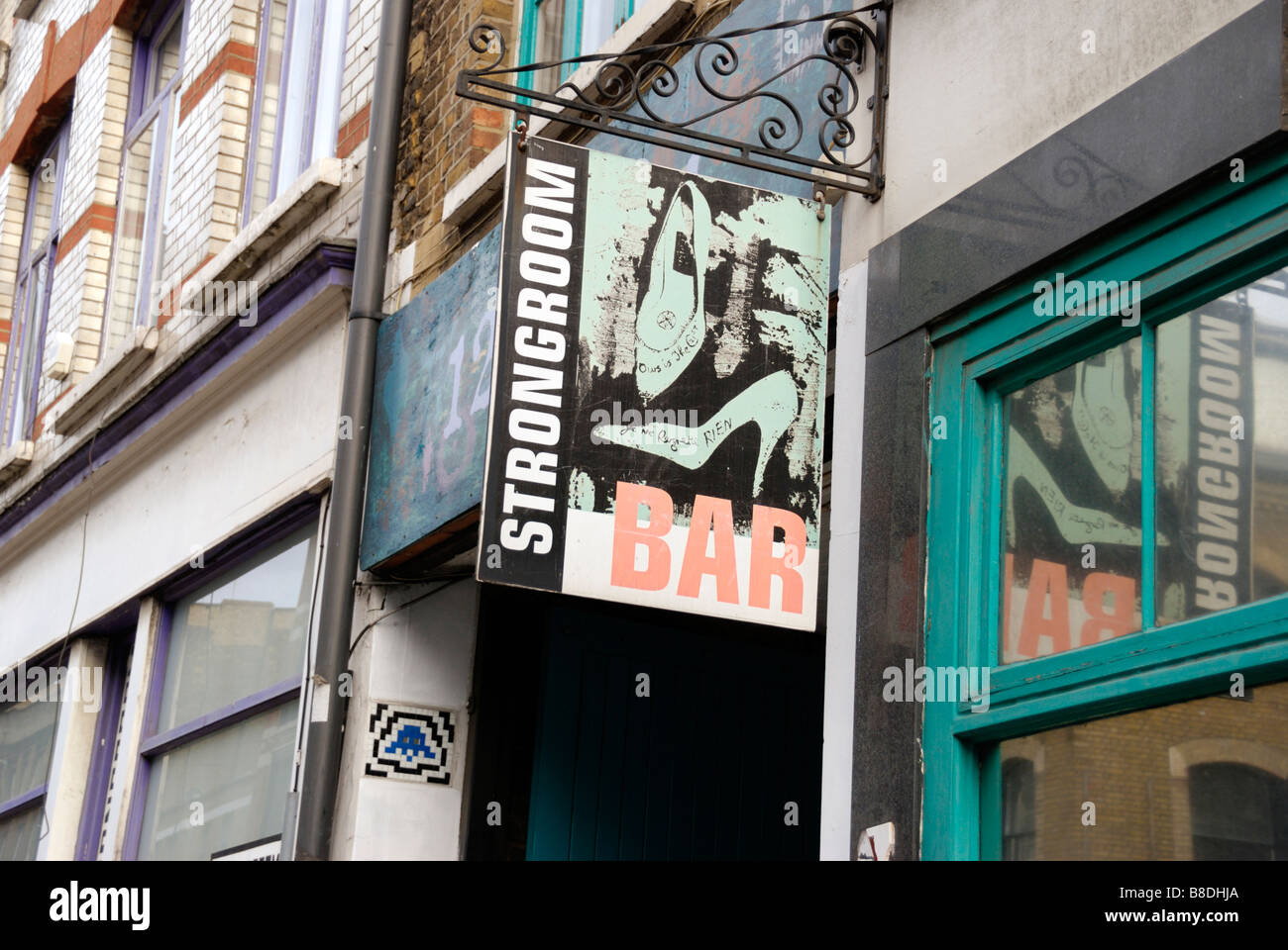 The Strongroom Bar In Shoreditch London Stock Photo