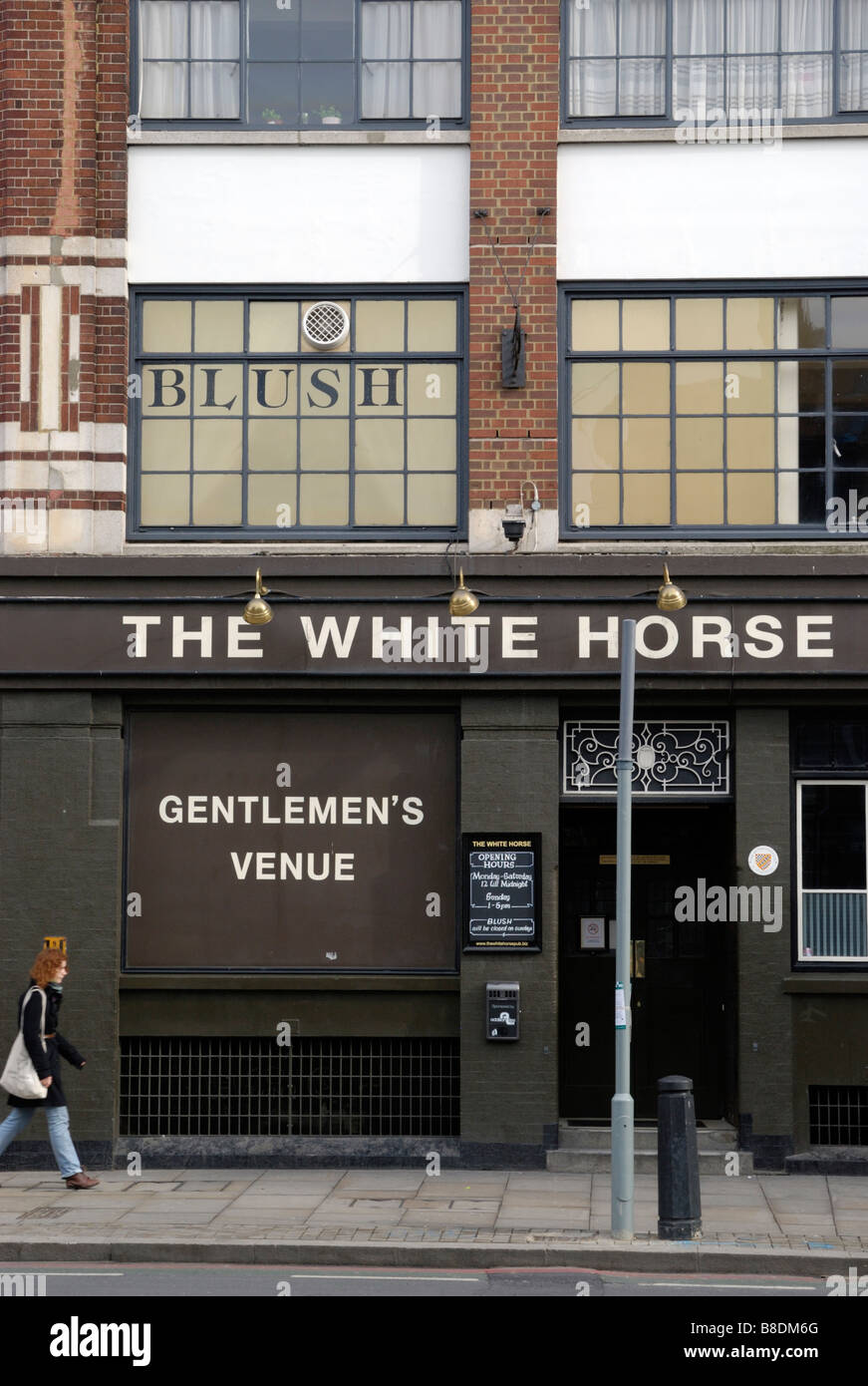 The White Horse pub and gentlemen s venue in Shoreditch London Stock