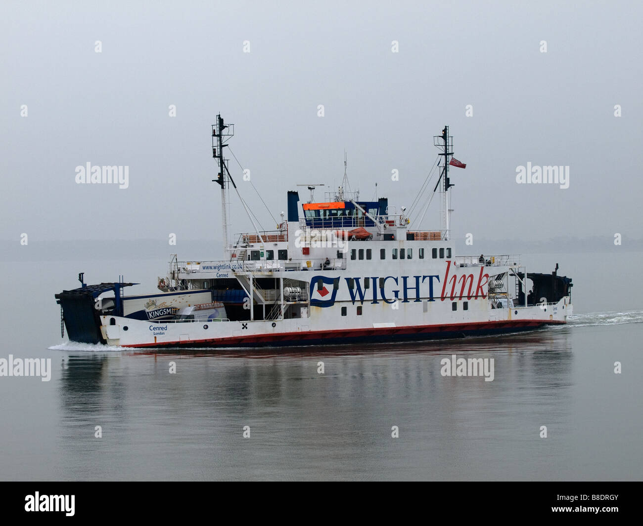 Car ferry lymington to yarmouth hi-res stock photography and images - Alamy