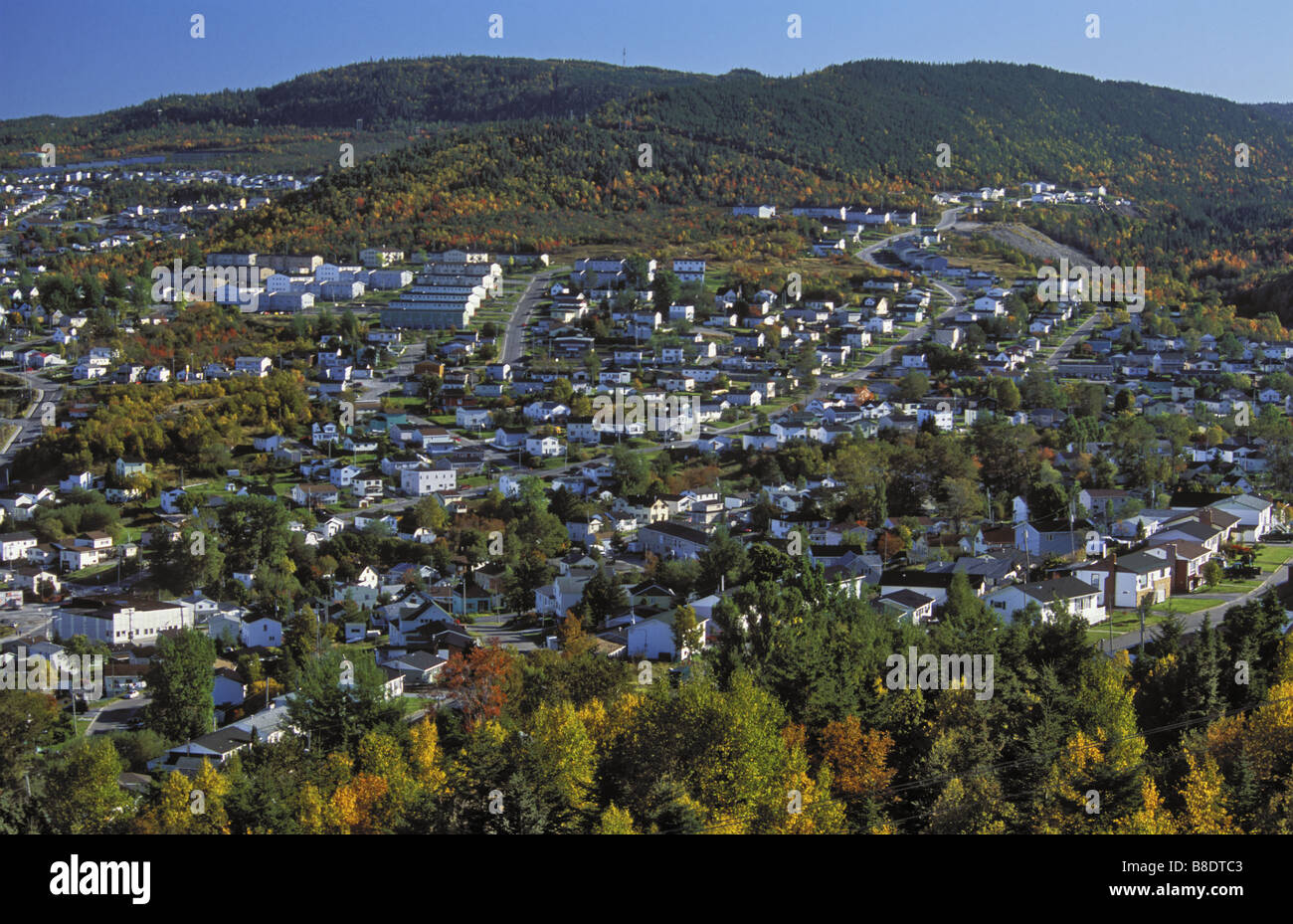 Suburbs Corner Brook, Newfoundland Canada Stock Photo Alamy