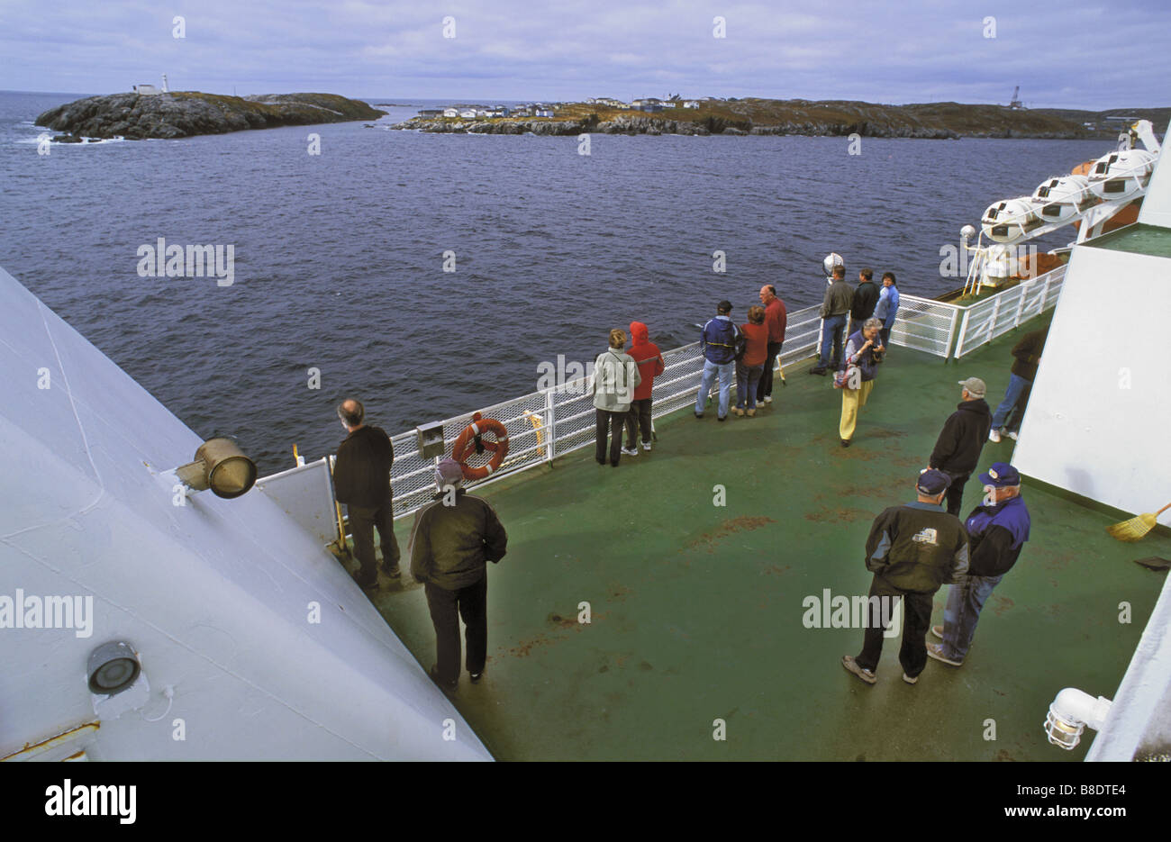 Ferry Service ChannelPortaux Basques Newfoundland Canada Stock Photo