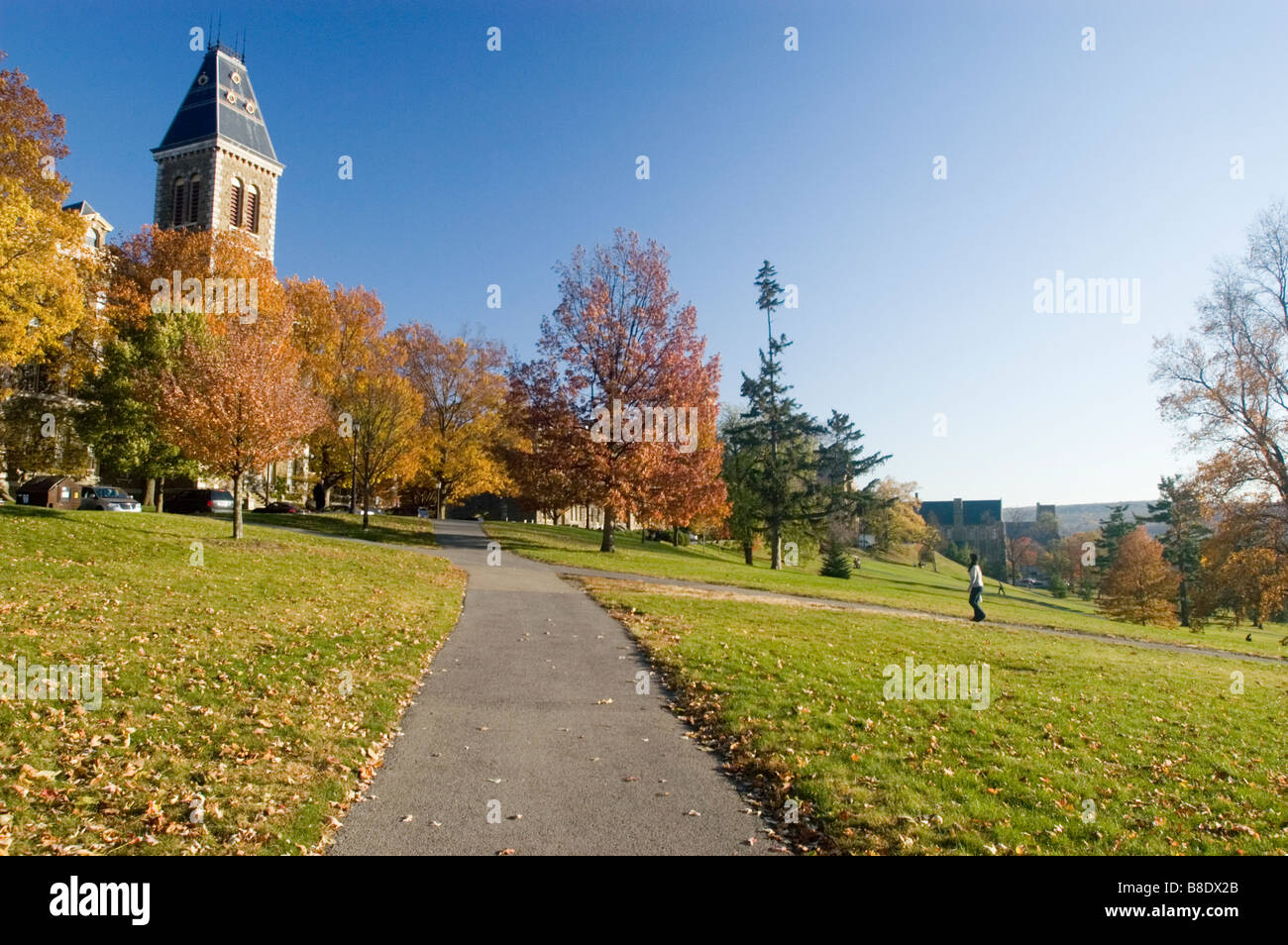 Cornell University McGraw Tower, Ithaca, NY, USA Stock Photo Alamy