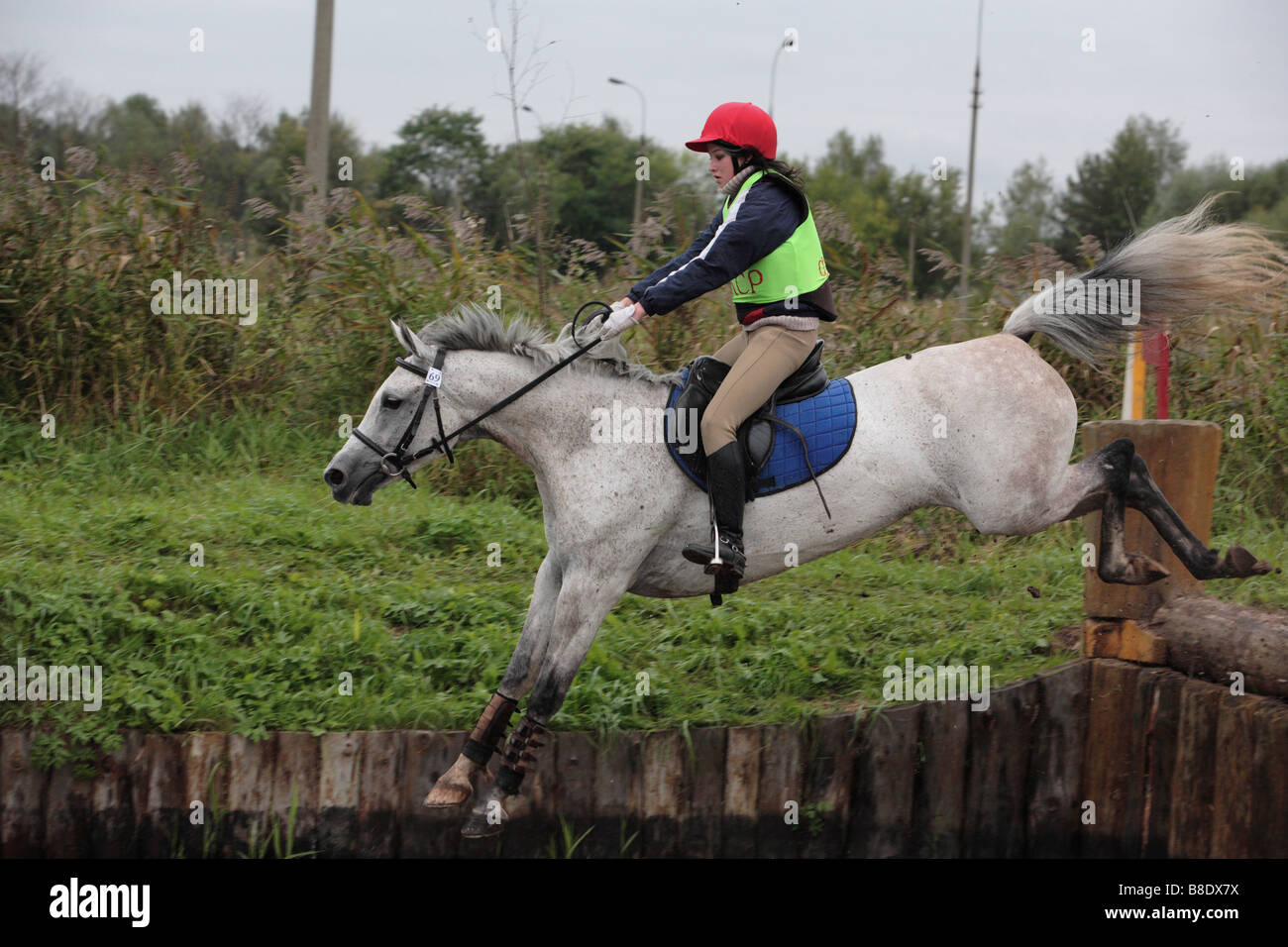 Rider on horse at equestrian event Stock Photo - Alamy