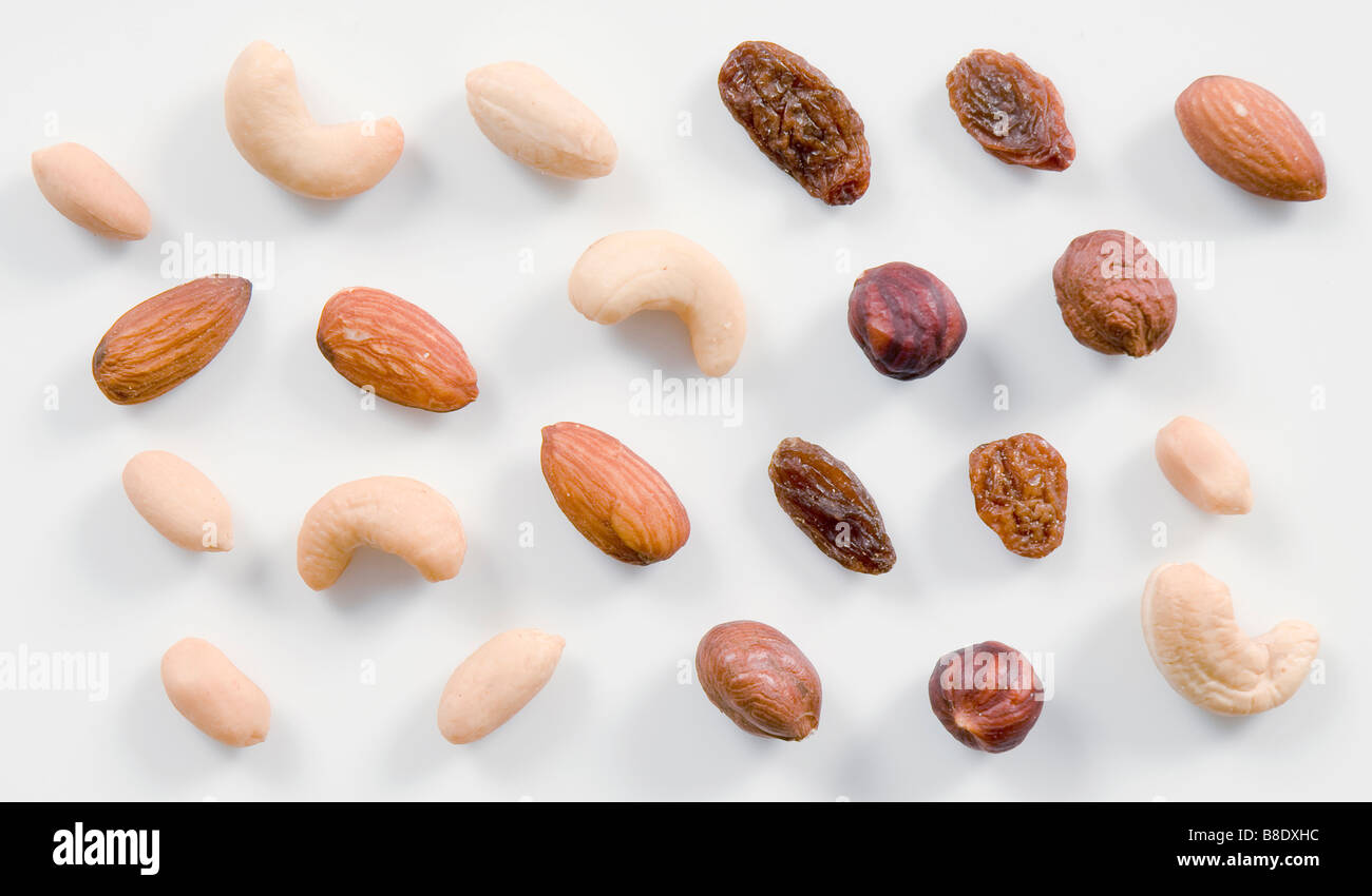 Nuts and raisins Stock Photo Alamy