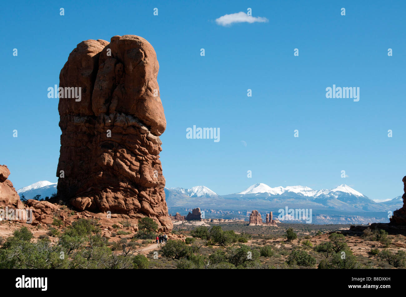 Ham Rock Arches National Park Utah USA Stock Photo