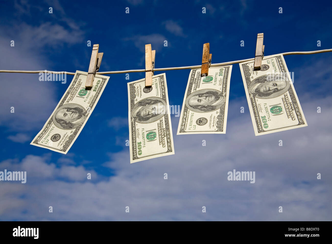 Laundering money money laundering laundering currency Stock Photo