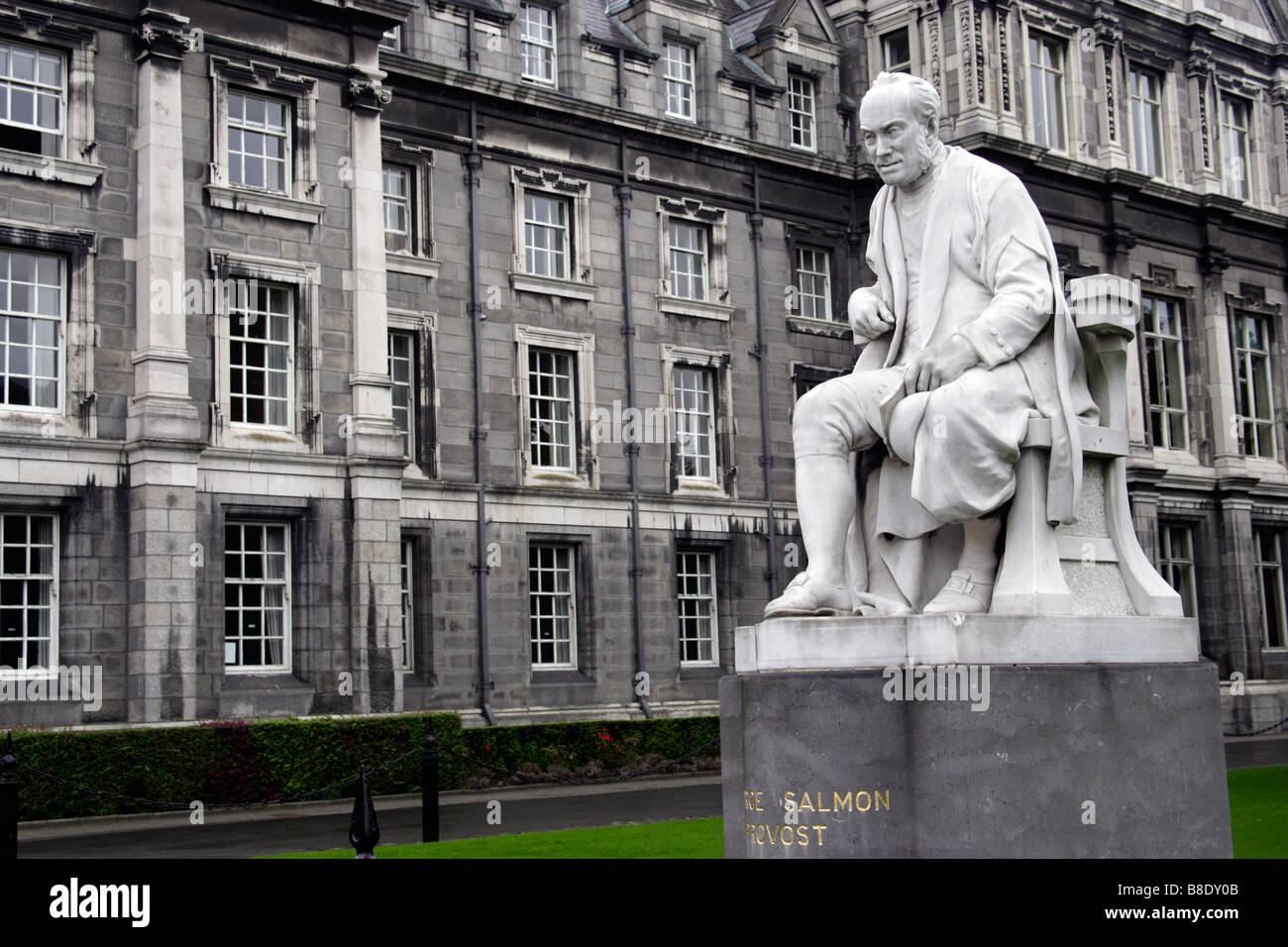 Ireland Dublin Trinity College Salmon Prevost statue university
