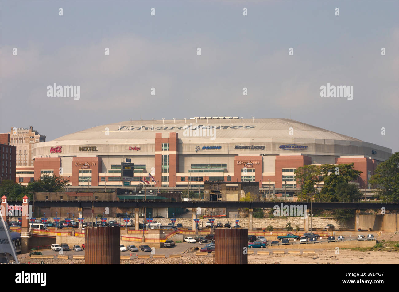 Edward Jones dome in St. Louis Missouri Stock Photo Alamy