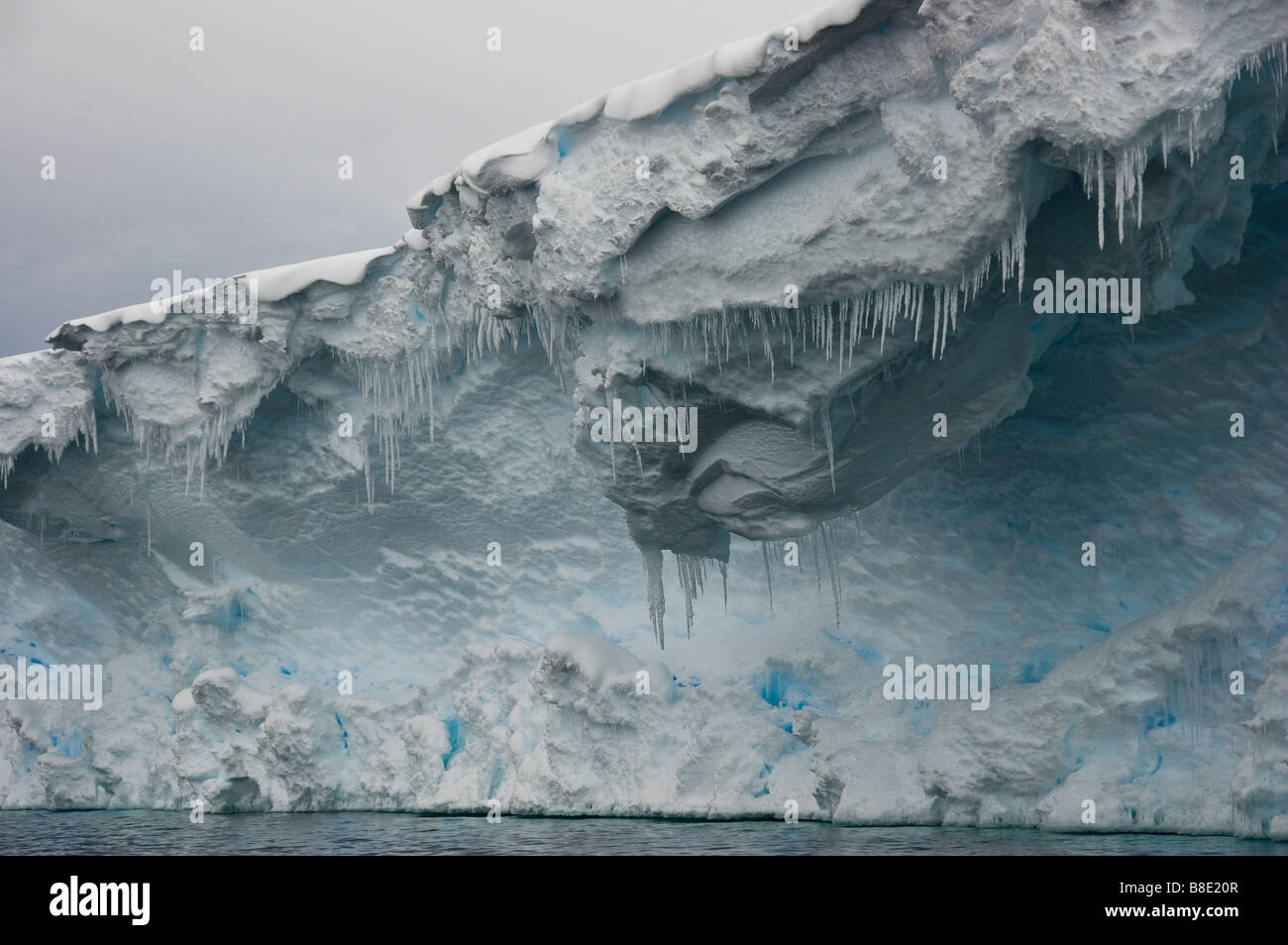 Sculpted ice along the Ross Ice Shelf, Bay of Whales, Ross Sea