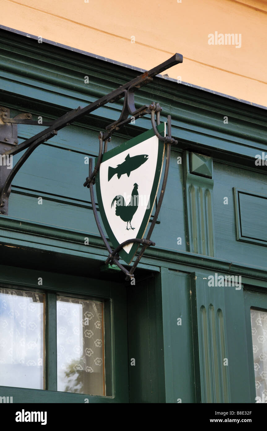 Czech shop sign Stock Photo