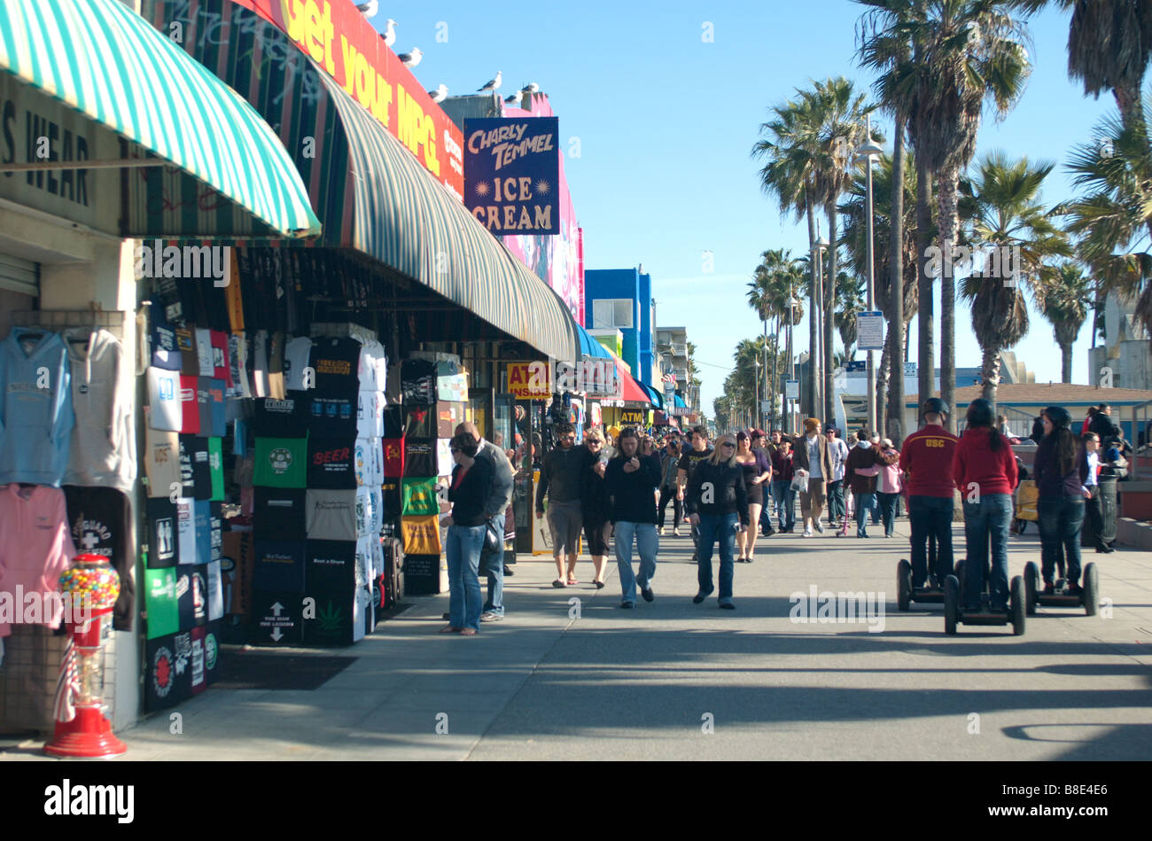 The Venice Boardwalk Stock Photo - Alamy