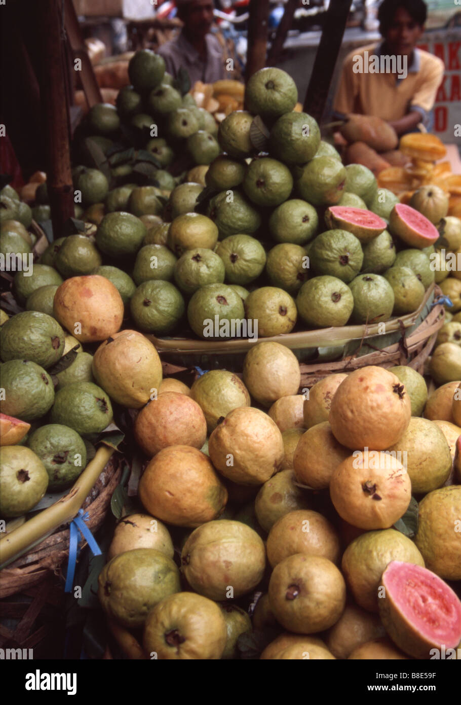 Fruits sellers Jakarta Indonesia Stock Photo Alamy