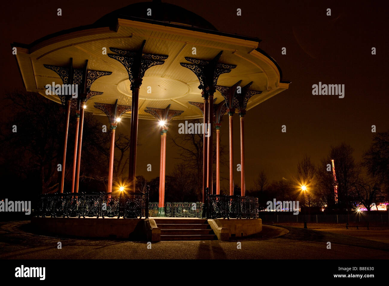Clapham common bandstand, South London Stock Photo - Alamy