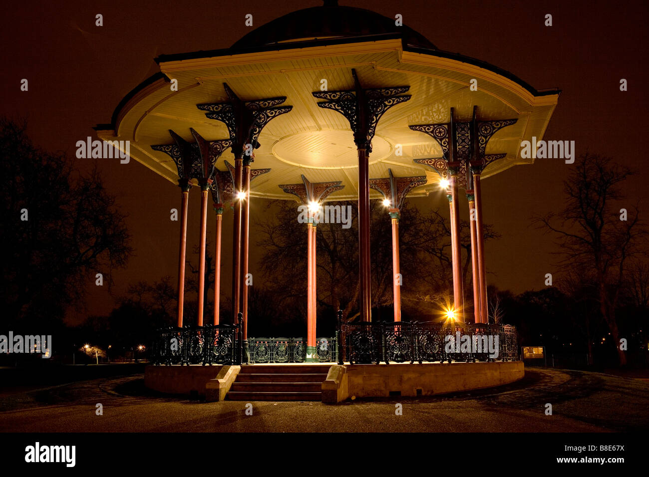 Clapham Common Bandstand, South London Stock Photo