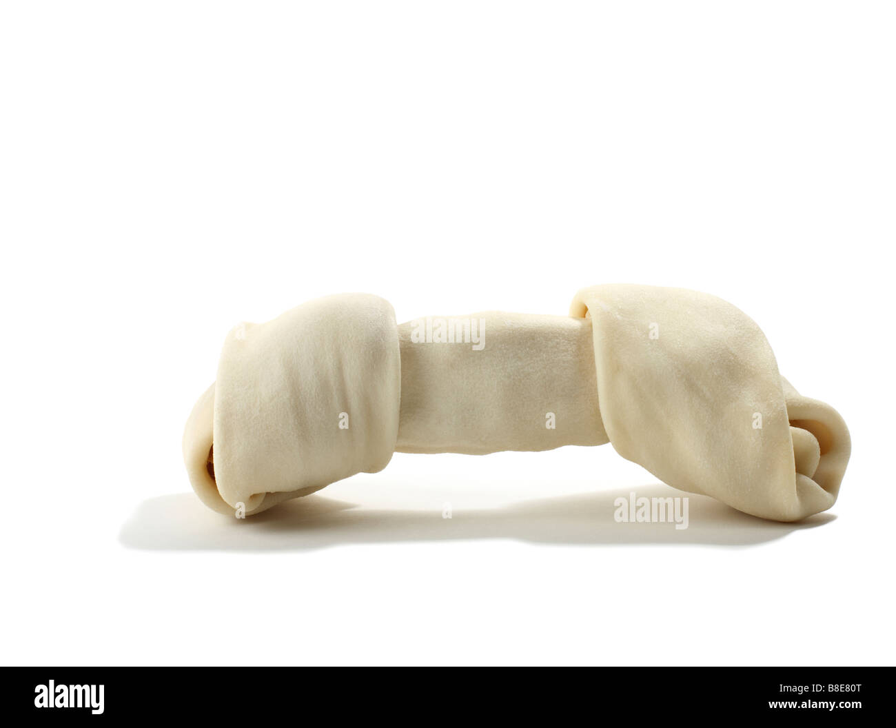 Leather Chew Bone for Dog Stock Photo