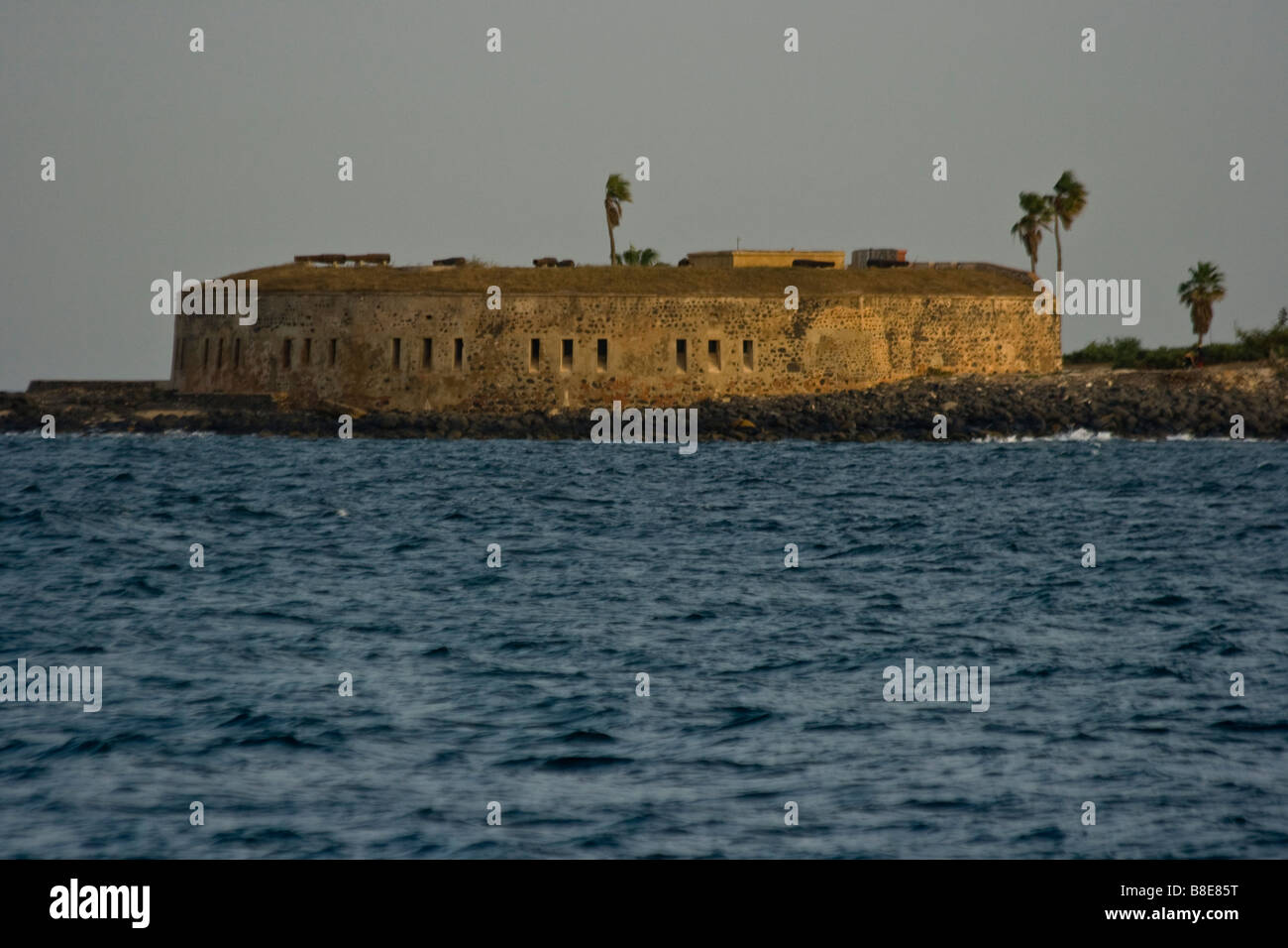 Colonial French Fort D Estrees On Ile De Goree In Dakar Senegal Stock Photo Alamy