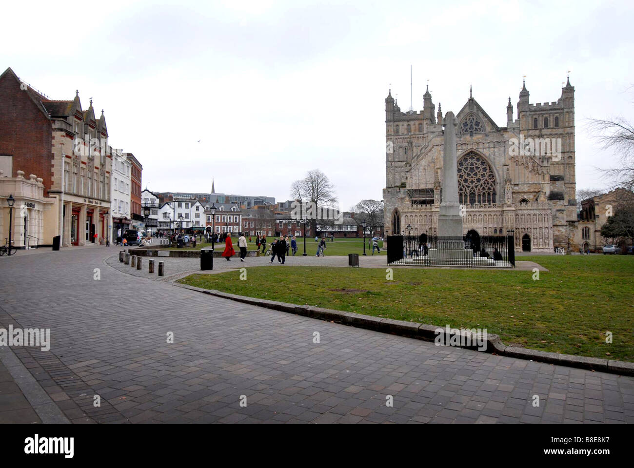 Exeter Cathedral, Devon Stock Photo