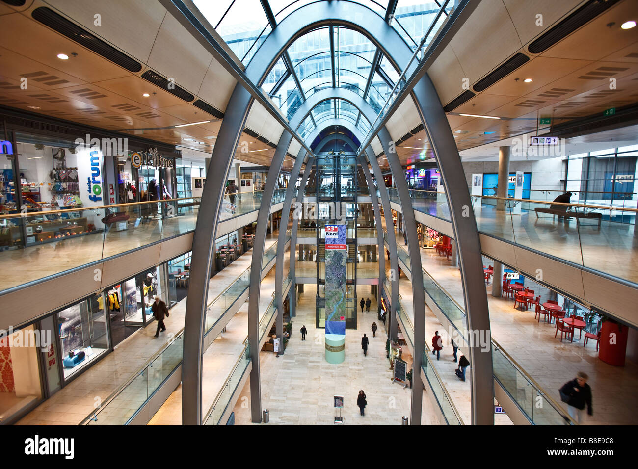 Europa Passage shopping center in Hamburg, Germany Stock Photo