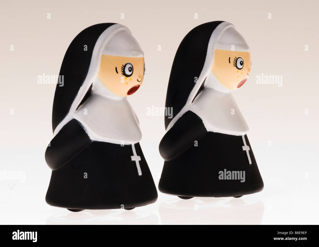 fun nuns Stock Photo