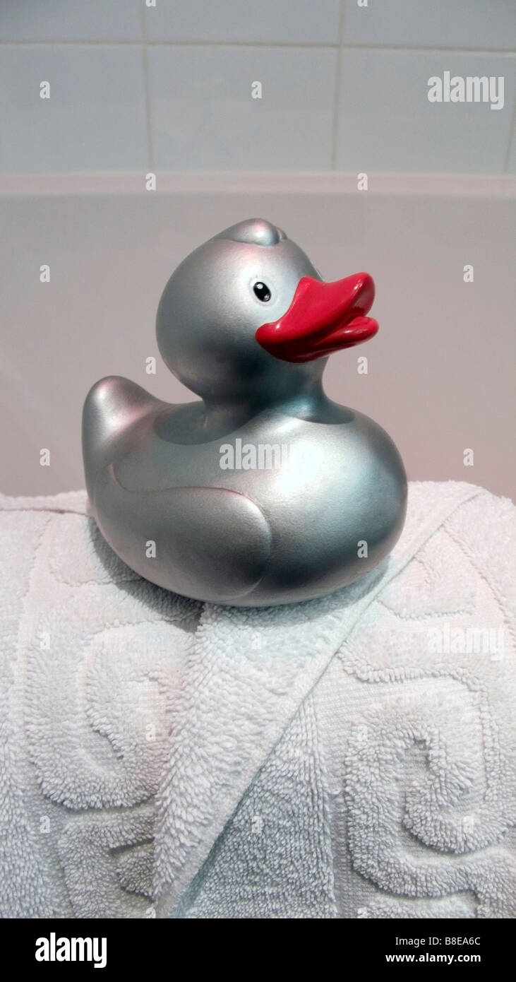 Rubber Duck Paris hotel Stock Photo