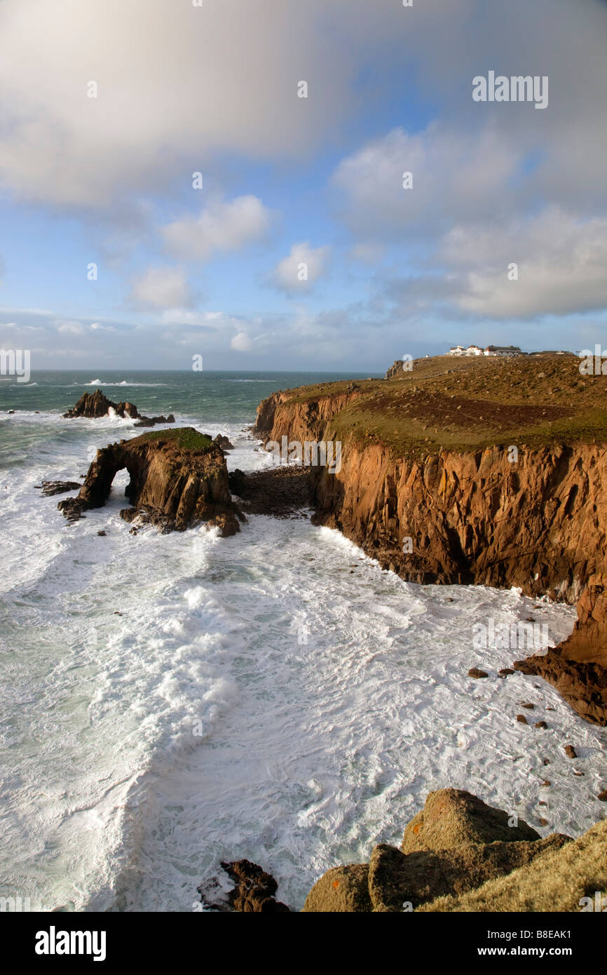 Lands end cornwall hi res stock photography and images alamy