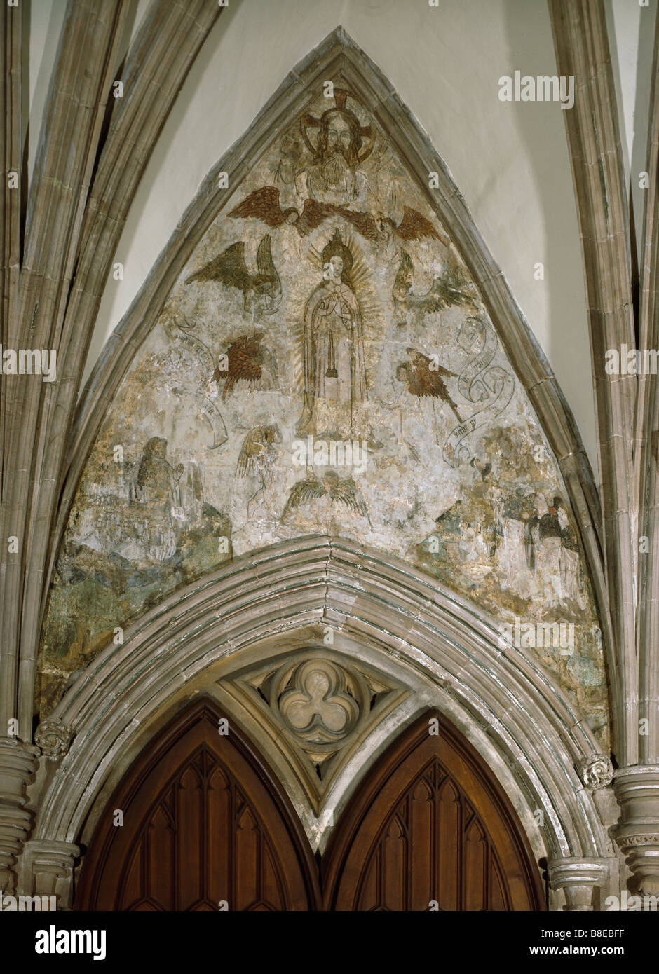 Lichfield Wall Painting Stock Photo Alamy