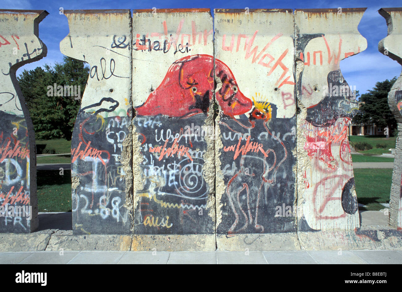 Berlin Wall Westminster College, Fulton, MO Stock Photo Alamy