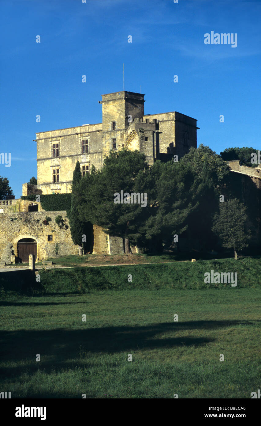 Château de Lourmarin, Luberon Regional Park, Provence, France Stock Photo