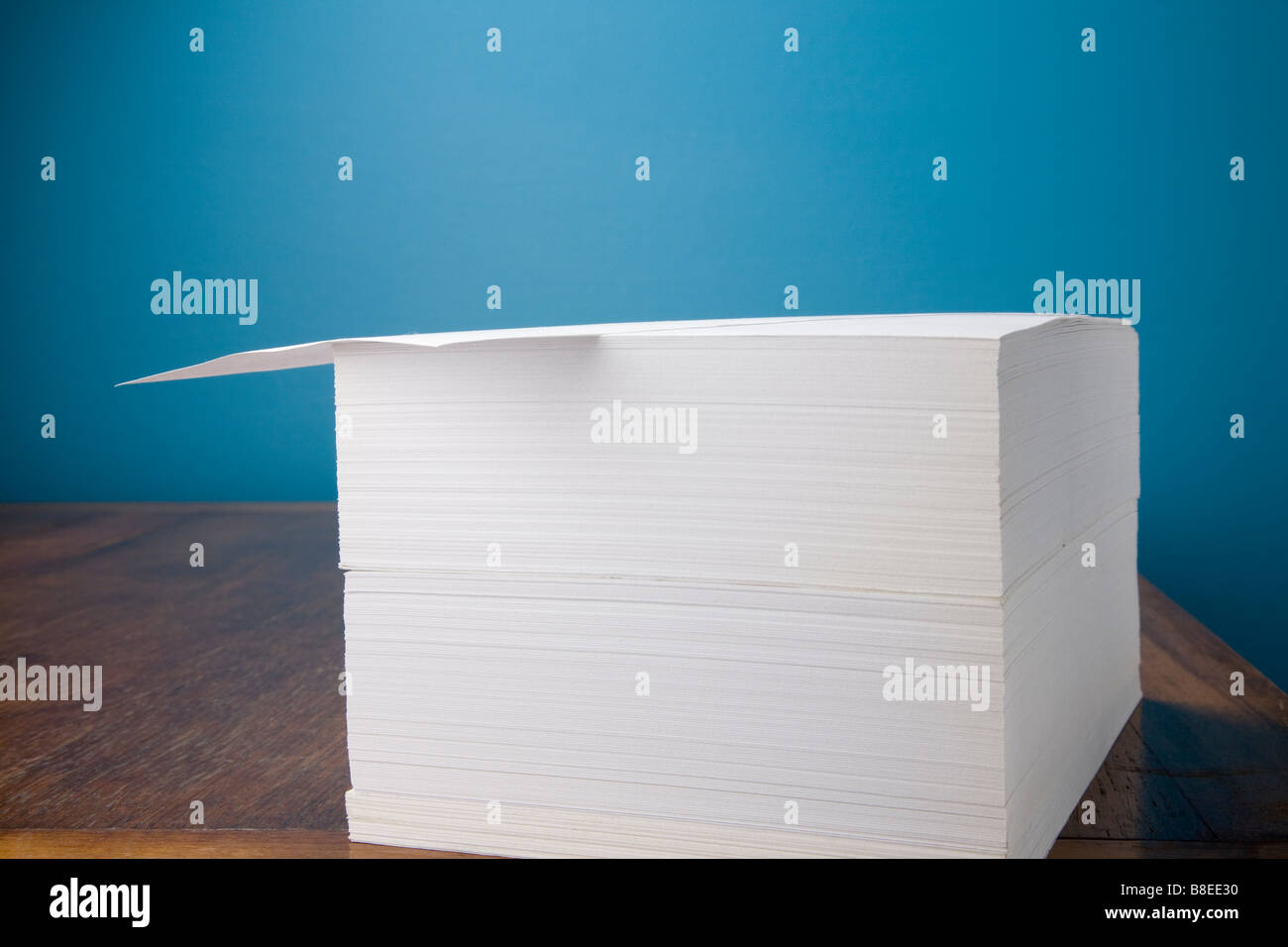 A stack of paper Stock Photo Alamy