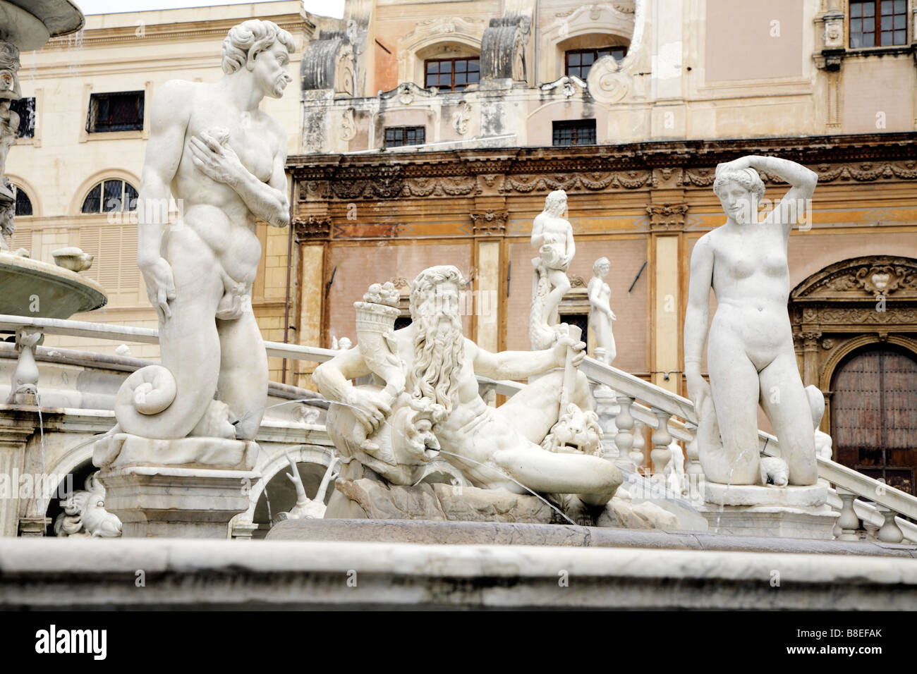 Fountain Pretoria Palermo Stock Photo Alamy