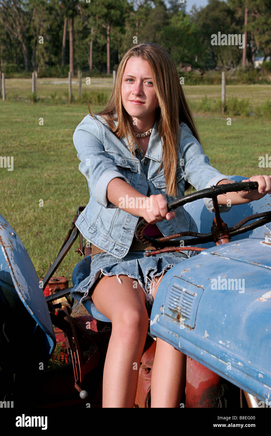 Country Girls With Tractors